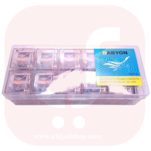 رله بوق 100 آمپر جفت پلاتین 5 فیش شیشه ای DABYON