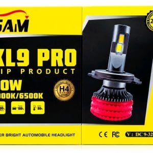 هدلایت دو رنگ سام پایه H4 مدل KL90