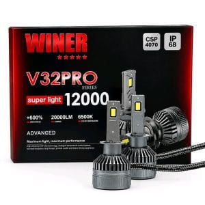 هدلایت تک رنگ winer پایه H1 مدل V32 pro